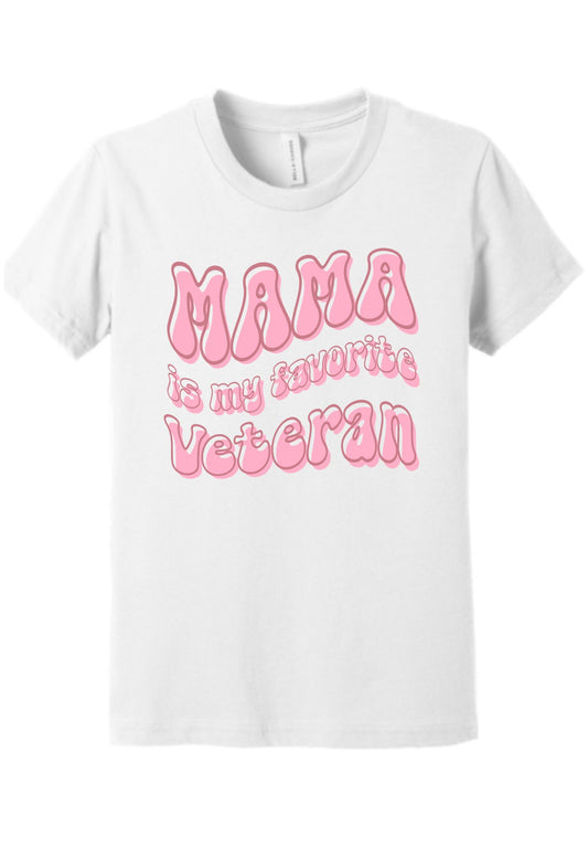 Mama is my favorite Veteran Youth T-Shirt - Haute HonorYouth Smallcolor